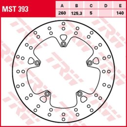 TRW ZF TARCZA HAMULCOWA PRZÓD APRILIA SR 125/300 '11-, GILERA NEXUS 250 '06-'08, NEXUS 125 '07-'15, NEXUS 300 '08-'14, NEXUS 500
