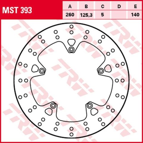 TRW ZF TARCZA HAMULCOWA PRZÓD APRILIA SR 125/300 '11-, GILERA NEXUS 250 '06-'08, NEXUS 125 '07-'15, NEXUS 300 '08-'14, NEXUS 500 TRW ZF TARCZA HAMULCOWA PRZÓD APRILIA SR 125/300 '11-, GILERA NEXUS 250 '06-'08, NEXUS 125 '07-'15, NEXUS 300 '08-'14, NEXUS 500