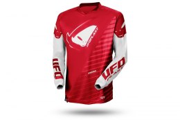 UFO KOSZULKA KIMURA CROSS DZIECIĘCA / JUNIOR / KID KOLOR CZERWONY/BIAŁY ROZMIAR S - OFERTA SPECJALNA