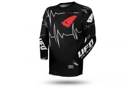 UFO KOSZULKA SLIM ADRENALINE CROSS KOLOR CZARNY POMARAŃCZOWY FLUO ROZMIAR XXL - OFERTA SPECJALNA