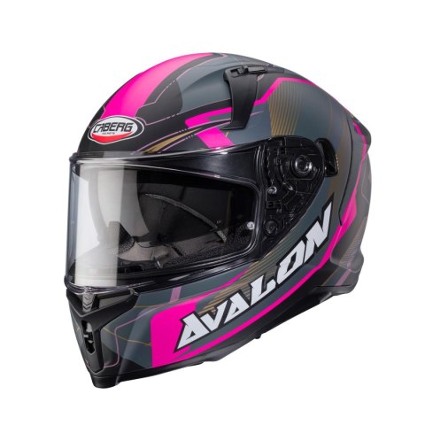 CABERG KASK INTEGRALNY AVALON X OPTIC KOLOR CZARNY MAT/SZARY/FUKSJA (INTENSYWNY ODCIEŃ RÓŻOWEGO) ROZMIAR S CABERG KASK INTEGRALNY AVALON X OPTIC KOLOR CZARNY MAT/SZARY/FUKSJA (INTENSYWNY ODCIEŃ RÓŻOWEGO) ROZMIAR S