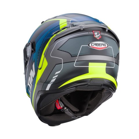 CABERG KASK INTEGRALNY AVALON X OPTIC KOLOR SZARY MAT/NIEBIESKI/ŻÓŁTY FLUO ROZMIAR L CABERG KASK INTEGRALNY AVALON X OPTIC KOLOR SZARY MAT/NIEBIESKI/ŻÓŁTY FLUO ROZMIAR L