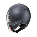 CABERG KASK OTWARTY JET Z BLENDĄ MODEL RIVIERA V4X SOLID KOLOR SZARY MAT - GUNMETAL ROZMIAR XL