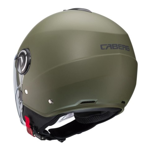 CABERG KASK OTWARTY JET Z BLENDĄ MODEL RIVIERA V4X SOLID KOLOR ZIELONY MAT - MILITARY GREEN ROZMIAR L CABERG KASK OTWARTY JET Z BLENDĄ MODEL RIVIERA V4X SOLID KOLOR ZIELONY MAT - MILITARY GREEN ROZMIAR L