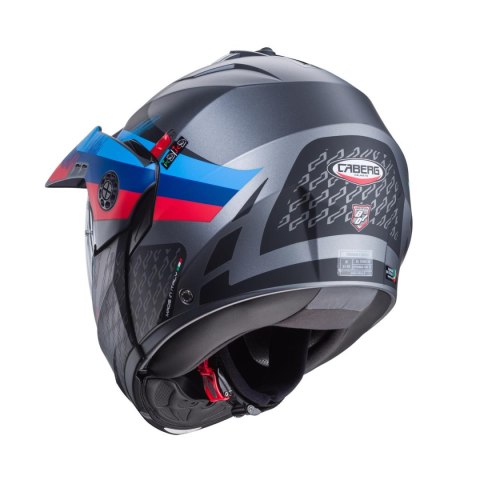 CABERG KASK SZCZĘKOWY FLIP-UP ENDURO MODEL TOURMAX X SARABE KOLOR SZARY MAT/CZARNY/KOLORY BMW ROZMIAR XL (PINLOCK W ZESTAWIE) CABERG KASK SZCZĘKOWY FLIP-UP ENDURO MODEL TOURMAX X SARABE KOLOR SZARY MAT/CZARNY/KOLORY BMW ROZMIAR XL (PINLOCK W ZESTAWIE)