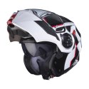 CABERG KASK SZCZĘKOWY FLIP-UP MODEL DUKE EVO MOVE KOLOR CZARNY/BIAŁY/CZERWONY ROZMIAR L (PINLOCK W ZESTAWIE)