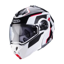 CABERG KASK SZCZĘKOWY FLIP-UP MODEL DUKE EVO MOVE KOLOR CZARNY/BIAŁY/CZERWONY ROZMIAR XL (PINLOCK W ZESTAWIE)