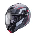 CABERG KASK SZCZĘKOWY FLIP-UP MODEL DUKE EVO MOVE KOLOR SZARY MAT/CZARNY/CZERWONY ROZMIAR XL (PINLOCK W ZESTAWIE)