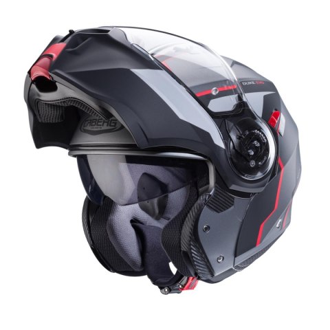 CABERG KASK SZCZĘKOWY FLIP-UP MODEL DUKE EVO MOVE KOLOR SZARY MAT/CZARNY/CZERWONY ROZMIAR XL (PINLOCK W ZESTAWIE) CABERG KASK SZCZĘKOWY FLIP-UP MODEL DUKE EVO MOVE KOLOR SZARY MAT/CZARNY/CZERWONY ROZMIAR XL (PINLOCK W ZESTAWIE)