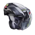 CABERG KASK SZCZĘKOWY FLIP-UP MODEL DUKE EVO MOVE KOLOR SZARY MAT/CZARNY/ŻÓŁTY FLUO ROZMIAR L (PINLOCK W ZESTAWIE)