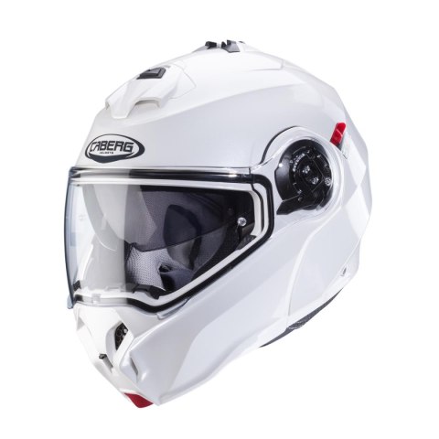 CABERG KASK SZCZĘKOWY FLIP-UP MODEL DUKE EVO SOLID KOLOR BIAŁY POŁYSK ROZMIAR M (PINLOCK W ZESTAWIE) CABERG KASK SZCZĘKOWY FLIP-UP MODEL DUKE EVO SOLID KOLOR BIAŁY POŁYSK ROZMIAR M (PINLOCK W ZESTAWIE)