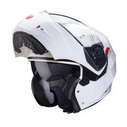 CABERG KASK SZCZĘKOWY FLIP-UP MODEL DUKE X SOLID KOLOR BIAŁY POŁYSK ROZMIAR L (PINLOCK W ZESTAWIE)