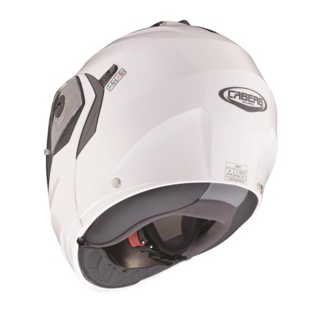 CABERG KASK SZCZĘKOWY FLIP-UP MODEL DUKE X SOLID KOLOR BIAŁY POŁYSK ROZMIAR L (PINLOCK W ZESTAWIE) CABERG KASK SZCZĘKOWY FLIP-UP MODEL DUKE X SOLID KOLOR BIAŁY POŁYSK ROZMIAR L (PINLOCK W ZESTAWIE)