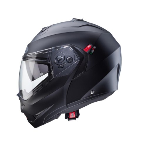 CABERG KASK SZCZĘKOWY FLIP-UP MODEL DUKE X SOLID KOLOR CZARNY MAT ROZMIAR L (PINLOCK W ZESTAWIE) CABERG KASK SZCZĘKOWY FLIP-UP MODEL DUKE X SOLID KOLOR CZARNY MAT ROZMIAR L (PINLOCK W ZESTAWIE)