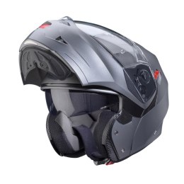 CABERG KASK SZCZĘKOWY FLIP-UP MODEL DUKE X SOLID KOLOR SZARY MAT ROZMIAR M (PINLOCK W ZESTAWIE)