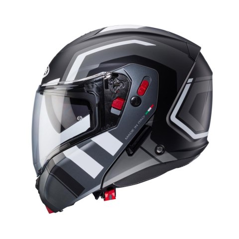 CABERG KASK SZCZĘKOWY FLIP-UP MODEL HORUS X ROAD KOLOR CZARNY MAT/SZARY/BIAŁY ROZMIAR L (PINLOCK W ZESTAWIE) CABERG KASK SZCZĘKOWY FLIP-UP MODEL HORUS X ROAD KOLOR CZARNY MAT/SZARY/BIAŁY ROZMIAR L (PINLOCK W ZESTAWIE)