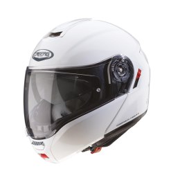 CABERG KASK SZCZĘKOWY FLIP-UP MODEL LEVO X SOLID KOLOR BIAŁY POŁYSK ROZMIAR M (PINLOCK W ZESTAWIE)