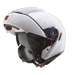 CABERG KASK SZCZĘKOWY FLIP-UP MODEL LEVO X SOLID KOLOR BIAŁY POŁYSK ROZMIAR M (PINLOCK W ZESTAWIE)