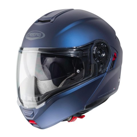 CABERG KASK SZCZĘKOWY FLIP-UP MODEL LEVO X SOLID KOLOR NIEBIESKI MAT (YAMAHA) ROZMIAR M (PINLOCK W ZESTAWIE)