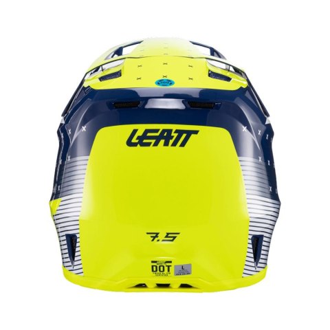 LEATT KASK MOTO 7.5 V24 (+GOGLE VELOCITY 4.5 GRATIS) HELMET KIT BLUE KOLOR GRANATOWY/ŻÓŁTY FLUO/BIAŁY ROZMIAR M (57-58 cm) LEATT KASK MOTO 7.5 V24 (+GOGLE VELOCITY 4.5 GRATIS) HELMET KIT BLUE KOLOR GRANATOWY/ŻÓŁTY FLUO/BIAŁY ROZMIAR M (57-58 cm)