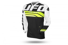 UFO KOSZULKA HORIZON JERSEY CROSS KOLOR CZARNY BIAŁY ŻÓŁTY FLUO ROZMIAR M - KOLEKCJA 2024