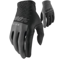 100 PROCENT RĘKAWICE CROSS/ENDURO CELIUM BLACK/GREY KOLOR CZARNY / SZARY ROZMIAR L