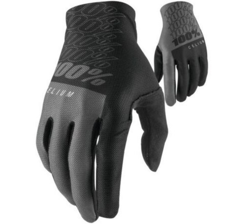 100 PROCENT RĘKAWICE CROSS/ENDURO CELIUM BLACK/GREY KOLOR CZARNY / SZARY ROZMIAR L 100 PROCENT RĘKAWICE CROSS/ENDURO CELIUM BLACK/GREY KOLOR CZARNY / SZARY ROZMIAR L