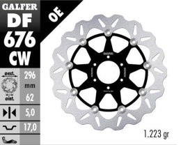 GALFER TARCZA HAMULCOWA PRZÓD HONDA CBR 600F4 '99-'00; CBR 900RR '92; VFR 800 '89-'13; CROSSRUNER X '11-'14; XL 1000V VARADERO '