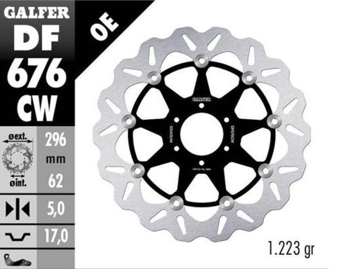 GALFER TARCZA HAMULCOWA PRZÓD HONDA CBR 600F4 '99-'00; CBR 900RR '92; VFR 800 '89-'13; CROSSRUNER X '11-'14; XL 1000V VARADERO ' GALFER TARCZA HAMULCOWA PRZÓD HONDA CBR 600F4 '99-'00; CBR 900RR '92; VFR 800 '89-'13; CROSSRUNER X '11-'14; XL 1000V VARADERO '