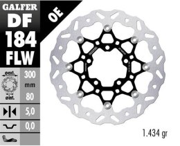 GALFER TARCZA HAMULCOWA PRZÓD KAWASAKI EN 650 VULCAN '15-; ER-6F/N '05-; ZX-6R '06-'12; VERSYS 650 '06-; VERSYS 1000 '12-'14; Z 