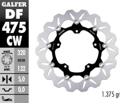 GALFER TARCZA HAMULCOWA PRZÓD YAMAHA YZF-R6 '17-'23; YZF-R1 '04-'06; YZF-R1 '15-'23; FZ 1 FAZER '06-; MT-10 '16; XVS 1300 STRYKE