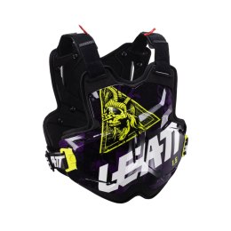 LEATT OSŁONA KLATKI PIERSIOWEJ (BUZER) CHEST PROTECTOR 1.5 TORQUE UV KOLOR FIOLETOWY/ŻÓŁTY FLUO ROZMIAR UNIWERSALNY