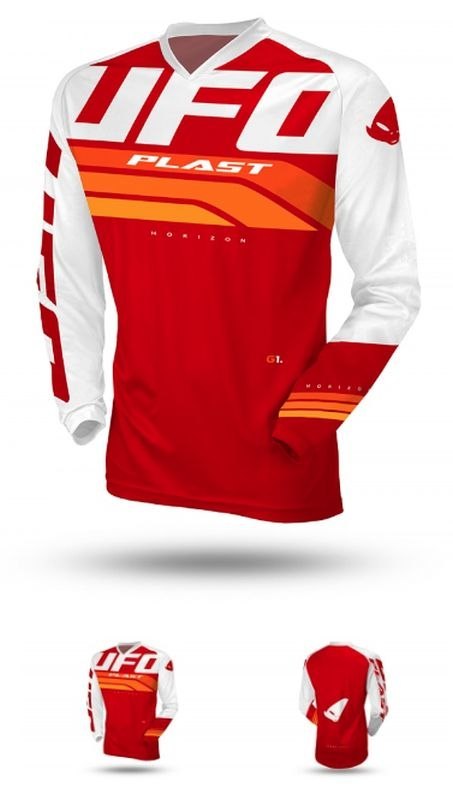 UFO KOSZULKA HORIZON JERSEY CROSS KOLOR CZERWONY/BIAŁY ROZMIAR M - KOLEKCJA 2024 UFO KOSZULKA HORIZON JERSEY CROSS KOLOR CZERWONY/BIAŁY ROZMIAR M - KOLEKCJA 2024