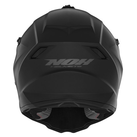 NOX KASK CROSS / OFFROAD N761 SOLID KID / JUNIOR (DZIECIĘCY) KOLOR CZARNY MAT ROZMIAR M (ZAPIĘCIE MIKROMETRYCZNE)