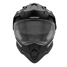 NOX KASK OFFROAD / TRAIL DUOSPORT (DUAL) N312 SOLID Z SZYBKĄ I BLENDĄ KOLOR CZARNY MAT ROZMIAR XL