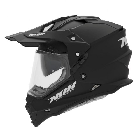 NOX KASK OFFROAD / TRAIL DUOSPORT (DUAL) N312 SOLID Z SZYBKĄ I BLENDĄ KOLOR CZARNY MAT ROZMIAR M NOX KASK OFFROAD / TRAIL DUOSPORT (DUAL) N312 SOLID Z SZYBKĄ I BLENDĄ KOLOR CZARNY MAT ROZMIAR M