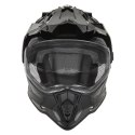 NOX KASK OFFROAD / TRAIL DUOSPORT (DUAL) N312 SOLID Z SZYBKĄ I BLENDĄ KOLOR CZARNY POŁYSK ROZMIAR XXL