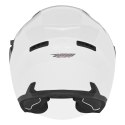 NOX KASK OTWARTY JET Z BLENDĄ N130 SOLID KOLOR BIAŁY POŁYSK ROZMIAR XS