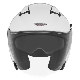 NOX KASK OTWARTY JET Z BLENDĄ N130 SOLID KOLOR BIAŁY POŁYSK ROZMIAR S