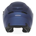 NOX KASK OTWARTY JET Z BLENDĄ N130 SOLID KOLOR NIEBIESKI MAT ROZMIAR M