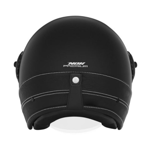 NOX PREMIUM KASK OTWARTY JET HERITAGE LEATHER KOLOR CZARNY MAT/CZARNY ROZMIAR XL NOX PREMIUM KASK OTWARTY JET HERITAGE LEATHER KOLOR CZARNY MAT/CZARNY ROZMIAR XL