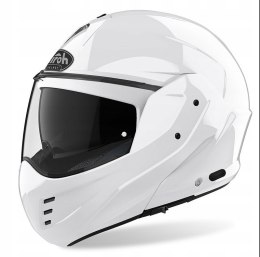 AIROH PROMOCJA KASK SZCZĘKOWY (FLIP UP) MATHISSE 3 KOLOR BIAŁY POŁYSK ROZMIAR L (SZCZĘKA DO TYŁU)