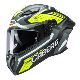 CABERG KASK INTEGRALNY Z BLENDĄ MODEL DRIFT EVO II JARAMA KOLOR CZARNY/SZARY/ŻÓŁTY FLUO MAT ROZMIAR L (PINLOCK W ZESTAWIE)