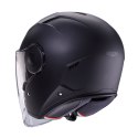 CABERG KASK OTWARTY JET Z BLENDĄ MODEL SOHO SOLID KOLOR CZARNY MAT ROZMIAR M