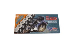 CZ ŁAŃCUCH NAPĘDOWY 525 DZX (108 OGNIW) ACTIVE RING (X-RING) CHROM DO 1000 CCM (40,0 KN) + ZAKUWKA DRĄŻONA