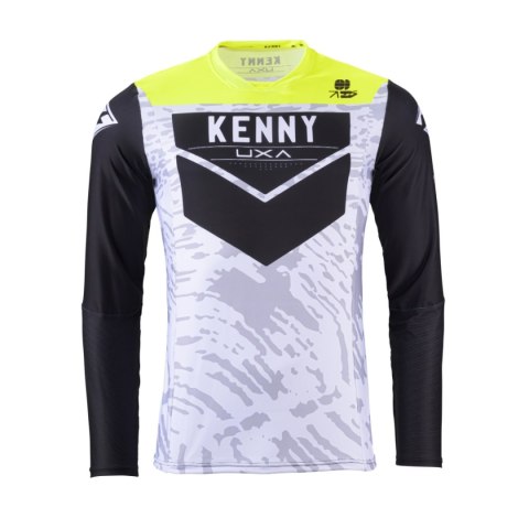 KENNY RACING WYPRZEDAŻ KOSZULKA CROSS/ENDURO MODEL PERFORMANCE STONE WHITE KOLOR SZARY/CZARNY/ŻÓŁTY ROZMIAR S KENNY RACING WYPRZEDAŻ KOSZULKA CROSS/ENDURO MODEL PERFORMANCE STONE WHITE KOLOR SZARY/CZARNY/ŻÓŁTY ROZMIAR S