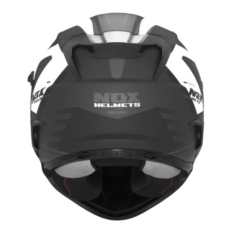 NOX KASK INTEGRALNY (FULL FACE) Z BLENDĄ N304S CARVER KOLOR CZARNY/BIAŁY MAT ROZMIAR XXL NOX KASK INTEGRALNY (FULL FACE) Z BLENDĄ N304S CARVER KOLOR CZARNY/BIAŁY MAT ROZMIAR XXL