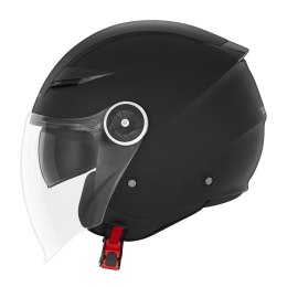 NOX PROMOCJA KASK OTWARTY JET Z BLENDĄ N181 SOLID KOLOR CZARNY MAT ROZMIAR XS