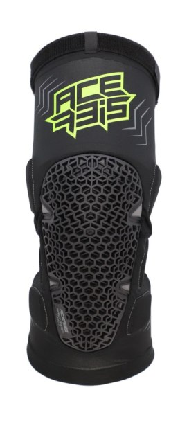 ACERBIS NAKOLANNIKI OCHRANIACZE KOLAN MTB SKAY KOLOR CZARNY / ŻÓŁTY NEON ROZMIAR L/XL