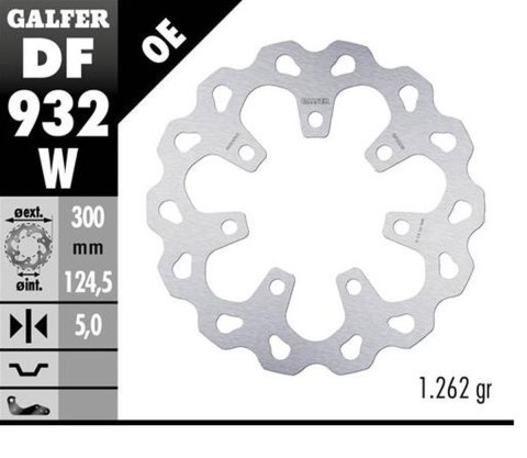 GALFER TARCZA HAMULCOWA PRZÓD HARLEY-DAVIDSON (300X124,5X5) (KOŁO HARLEY DAVIDSON CHISER LUB SLICER '09-'18) GALFER TARCZA HAMULCOWA PRZÓD HARLEY-DAVIDSON (300X124,5X5) (KOŁO HARLEY DAVIDSON CHISER LUB SLICER '09-'18)